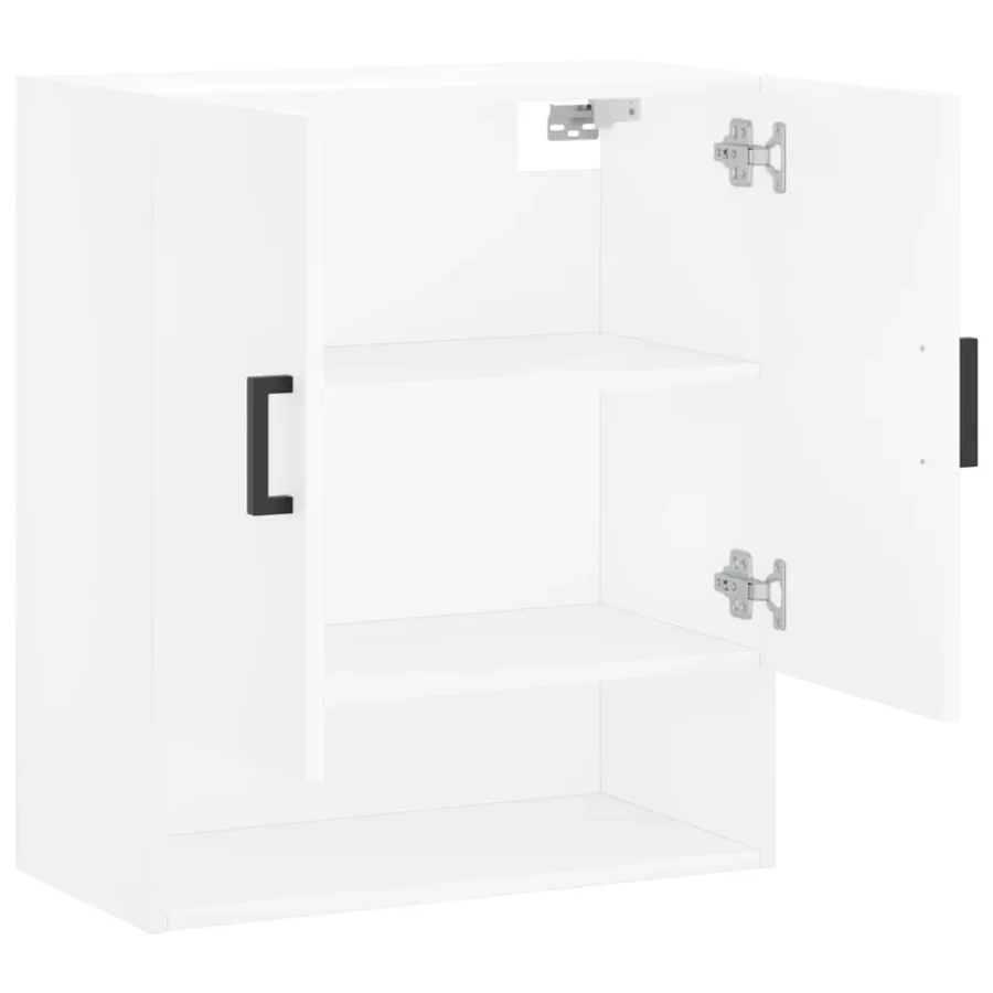 Armoire murale blanc 60x31x70 cm bois d'ingénierie - 6
