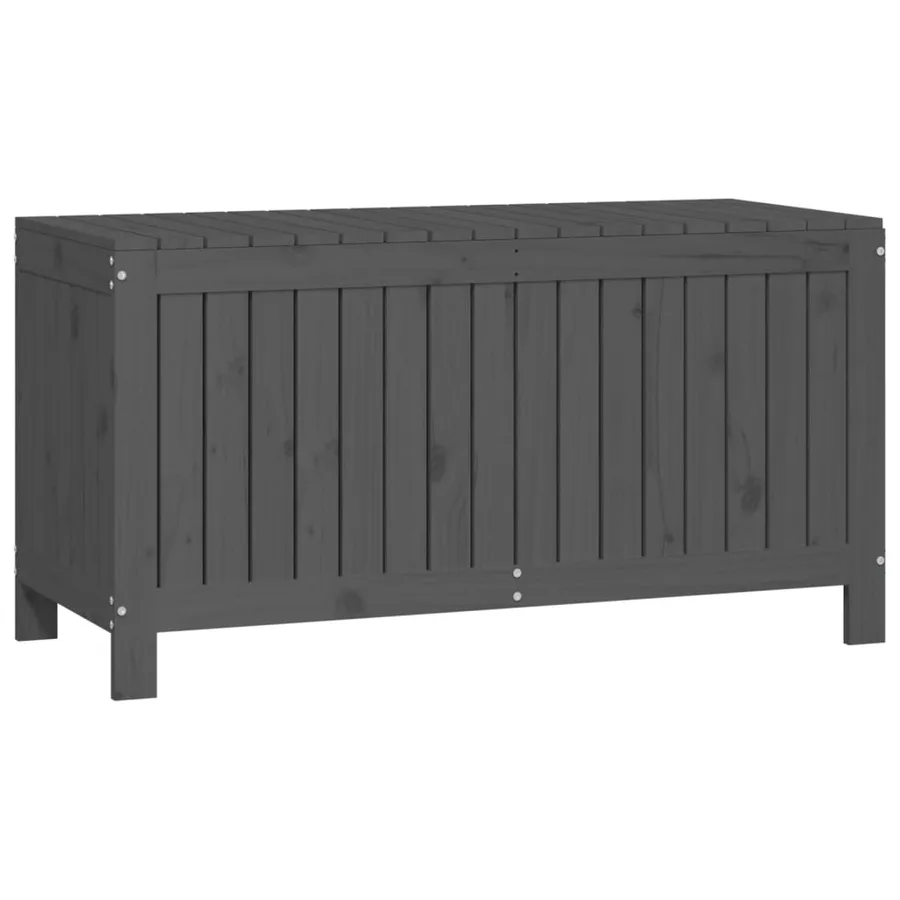 Boîte de rangement de jardin Gris 115x49x60 cm Bois de pin - 5