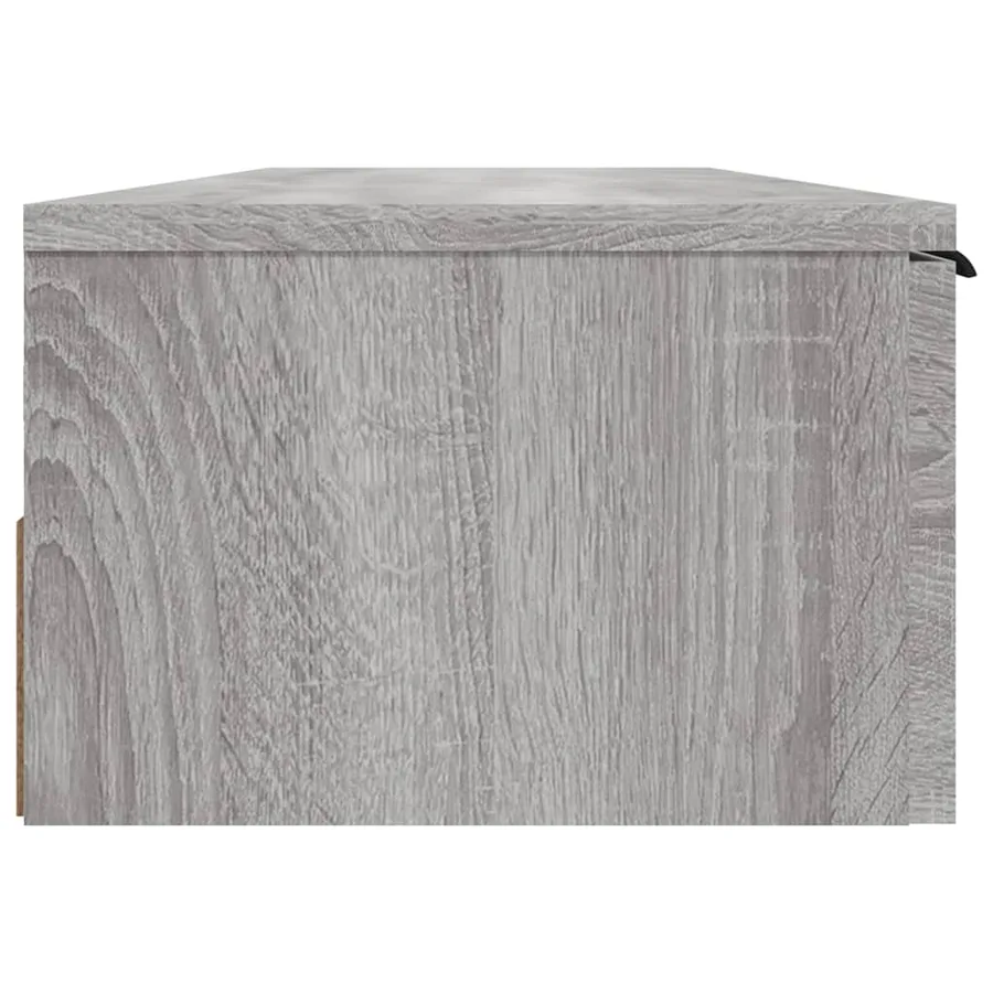 Armoire murale Sonoma gris 102x30x20 cm Bois d'ingénierie - 7