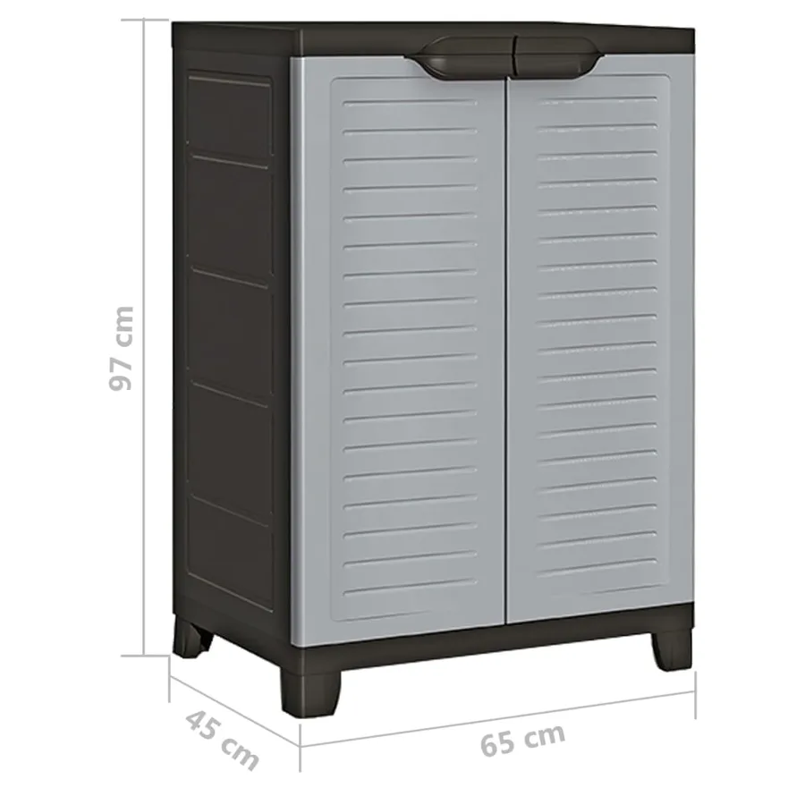 Armoire en plastique 65x45x97 cm - 9