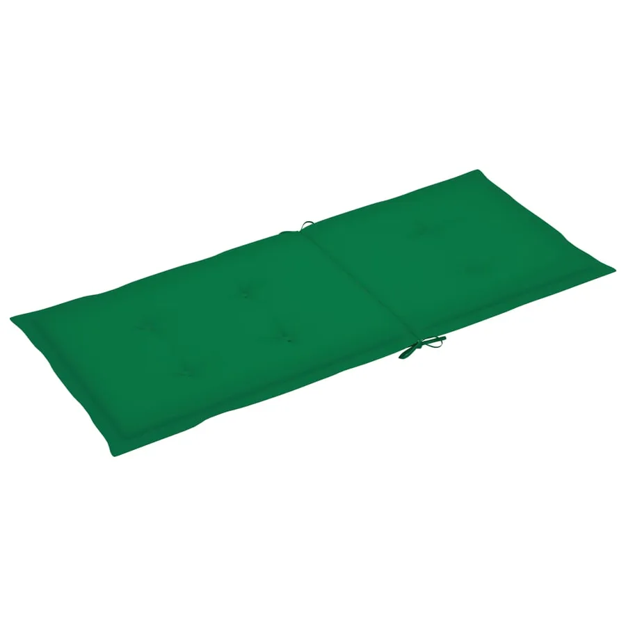 Chaises inclinables de jardin et coussins lot de 8 Gris Acacia - 9