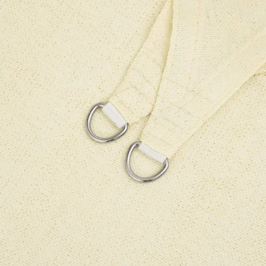 Voile d'ombrage 160 g/m² Crème 4x5 m PEHD - 5