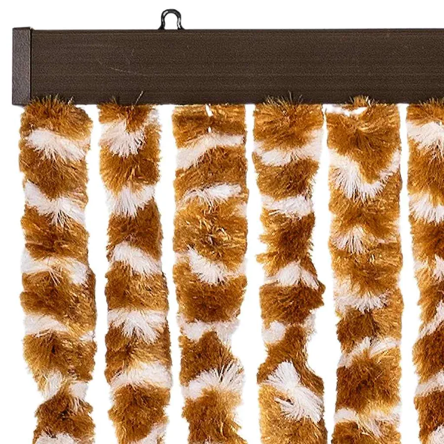 Moustiquaire Ocre et blanc 56x185 cm Chenille - 4