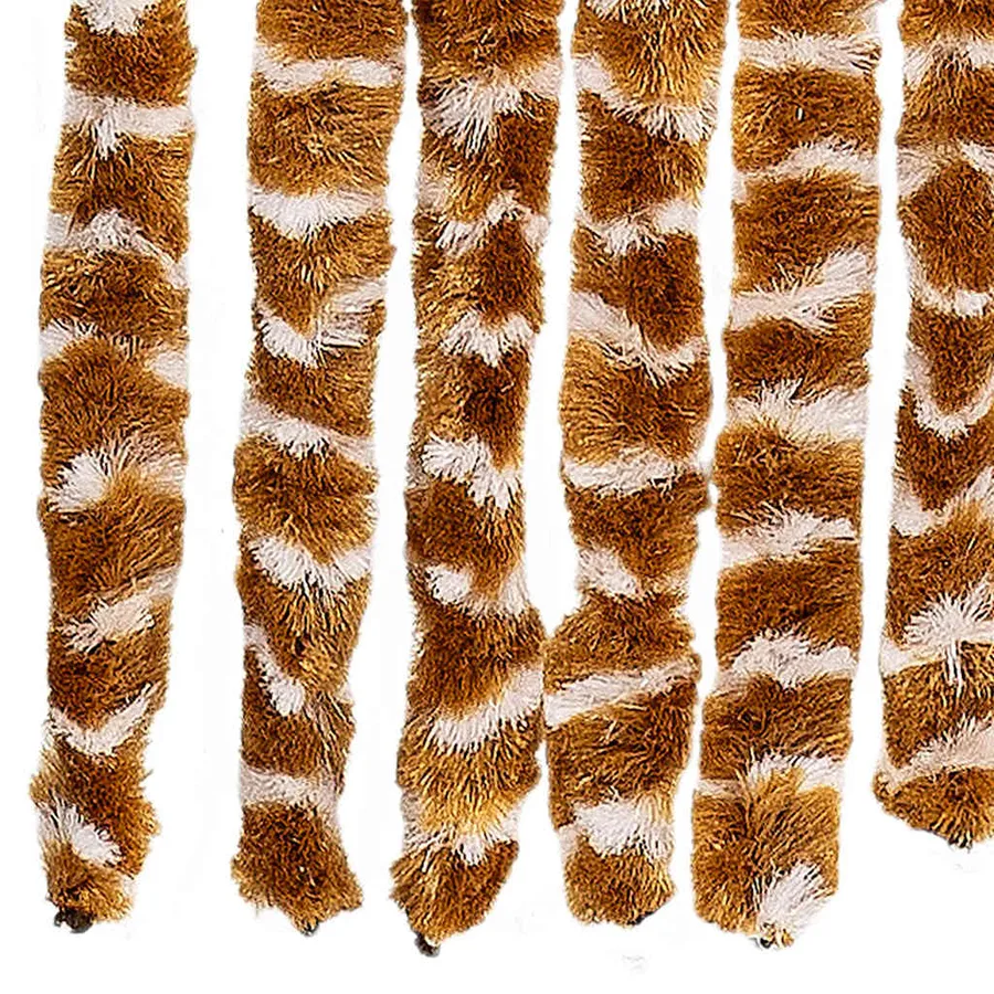 Moustiquaire Ocre et blanc 56x185 cm Chenille - 5