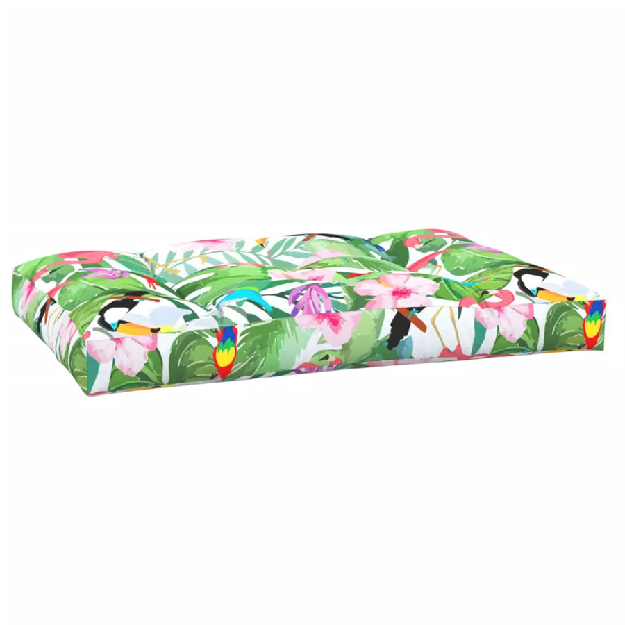 Coussin de palette multicolore 120x80x12 cm tissu - 4