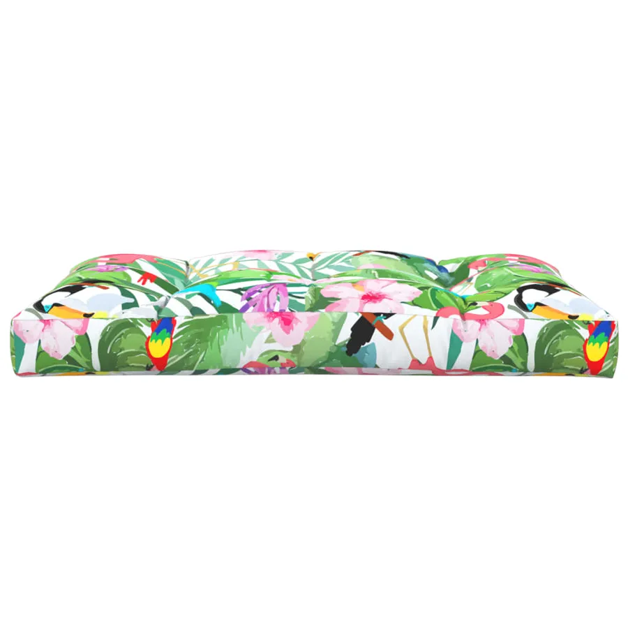 Coussin de palette multicolore 120x80x12 cm tissu - 5