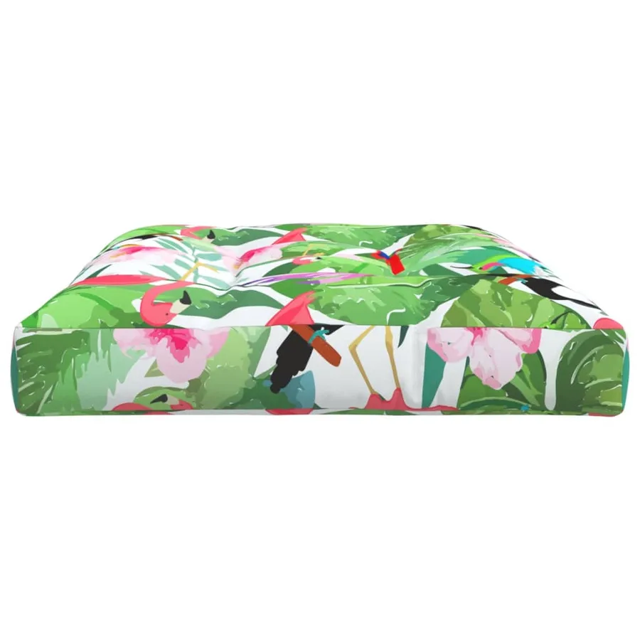 Coussin de palette multicolore 120x80x12 cm tissu - 6