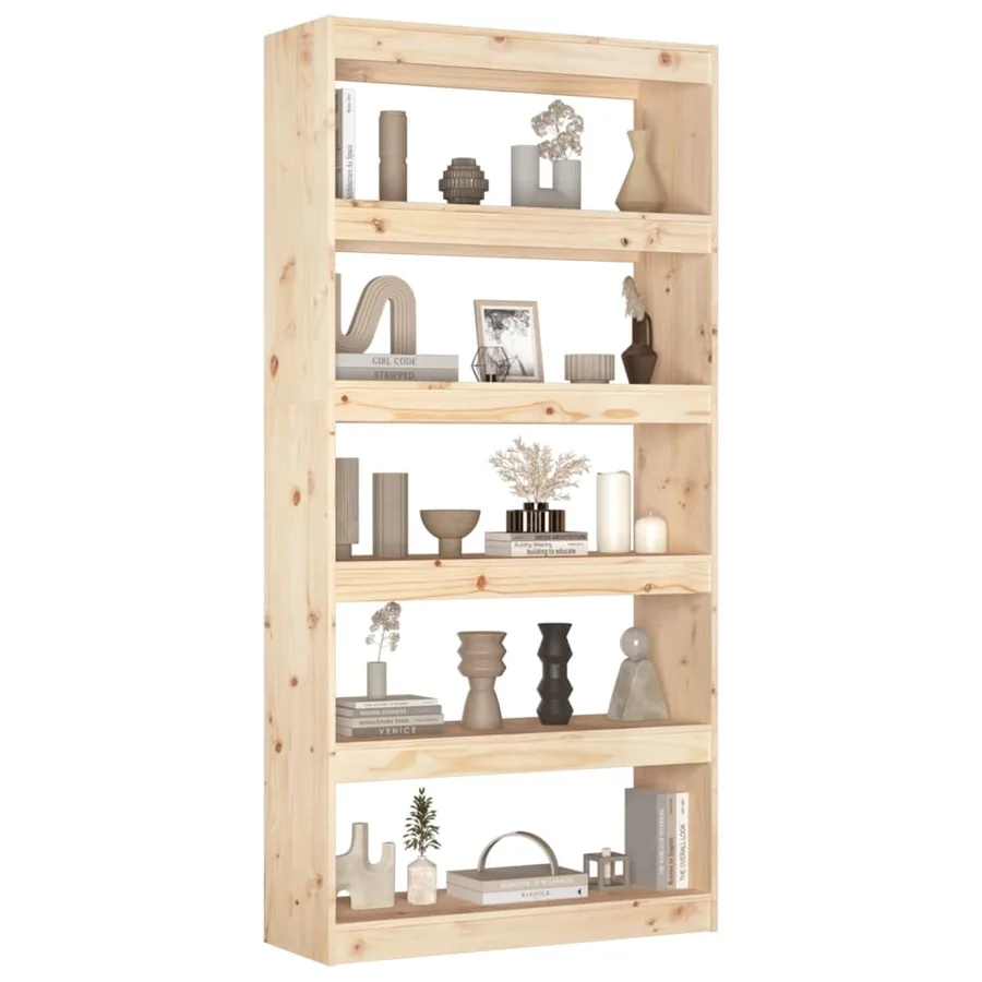 Bibliothèque/Séparateur de pièce 80x30x167,4 cm pin massif - 4