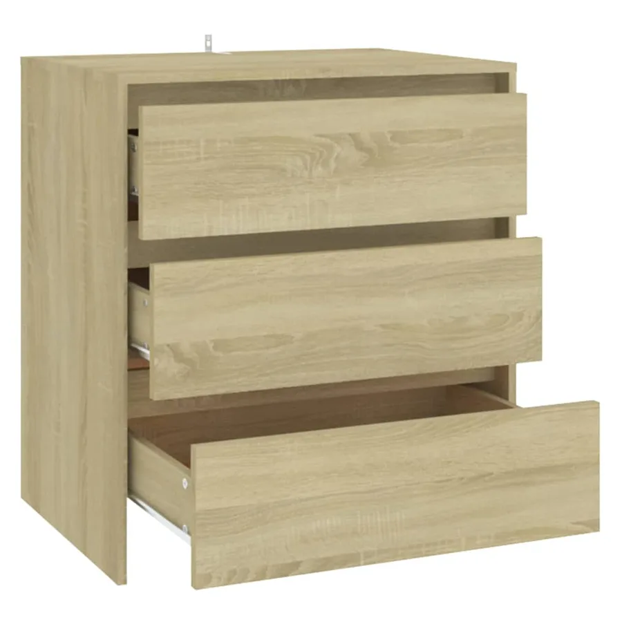 Buffet Chêne sonoma 70x41x75 cm Bois d'ingénierie - 5