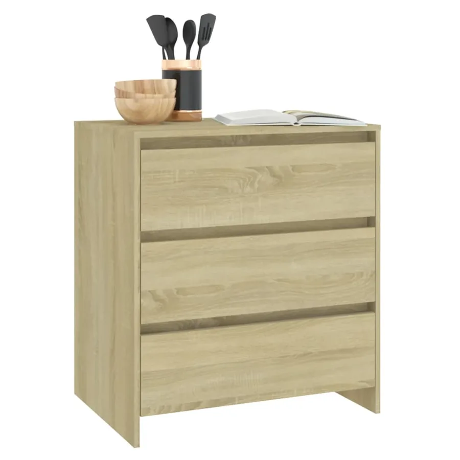 Buffet Chêne sonoma 70x41x75 cm Bois d'ingénierie - 7
