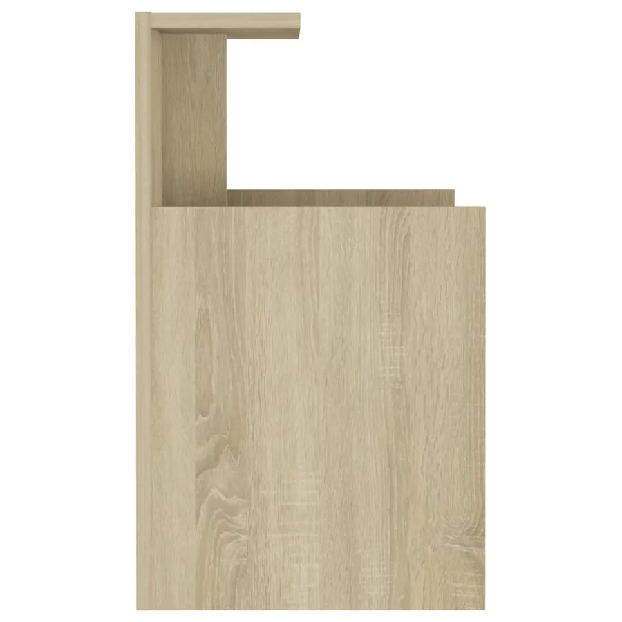 Tables de chevet 2 pcs Chêne sonoma 40x35x60 cm Aggloméré - 5