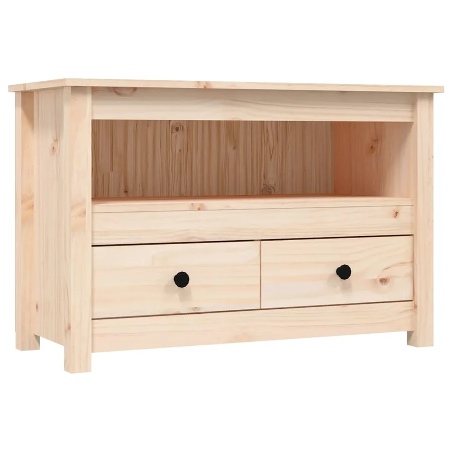 Meuble TV 79x35x52 cm Bois de pin massif - 2