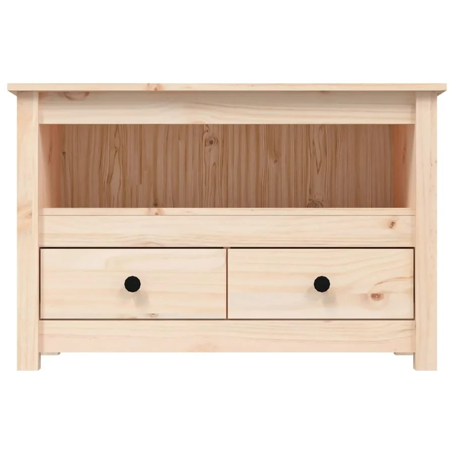 Meuble TV 79x35x52 cm Bois de pin massif - 6