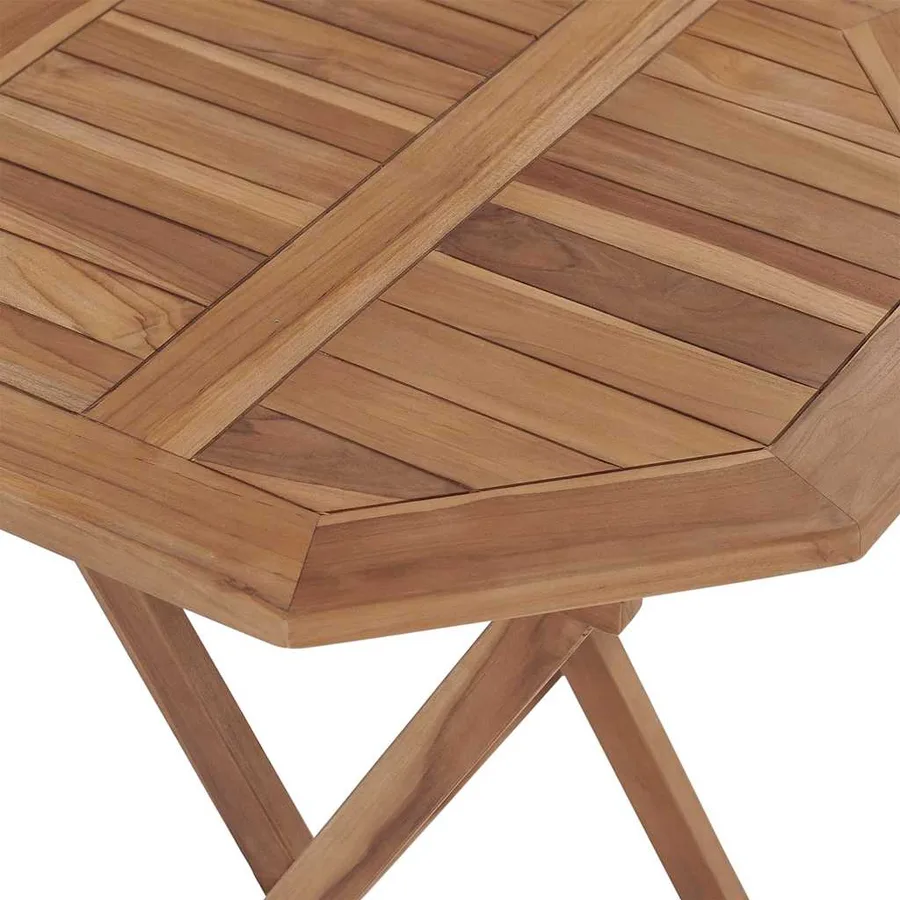 Ensemble à manger de jardin 3 pcs Bois de teck massif - 7
