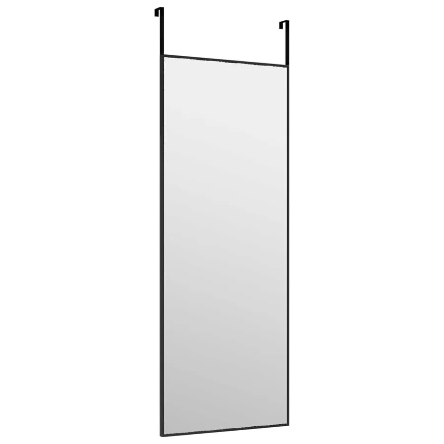 Miroir de porte Noir 30x80 cm Verre et aluminium - 3