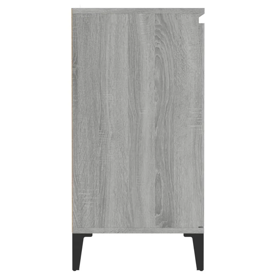 Buffet Sonoma gris 60x35x70 cm Bois d'ingénierie - 4