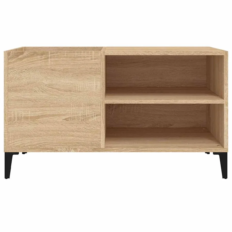 Armoire à disques chêne sonoma 84,5x38x48 cm bois d'ingénierie - 5