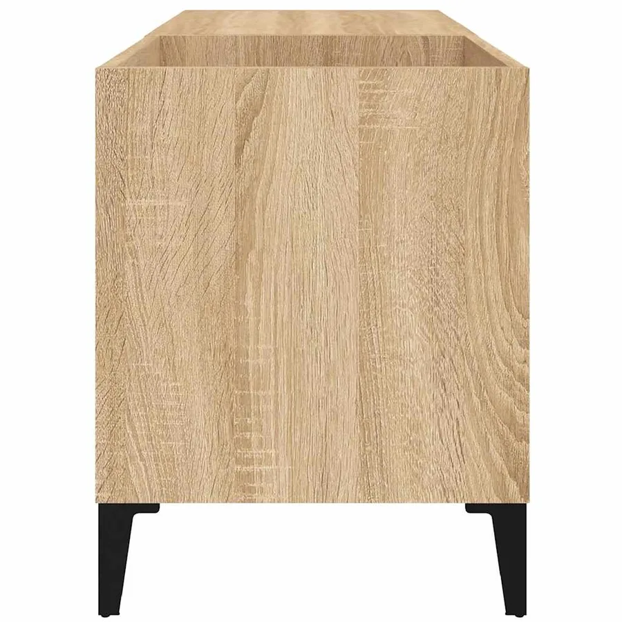 Armoire à disques chêne sonoma 84,5x38x48 cm bois d'ingénierie - 6