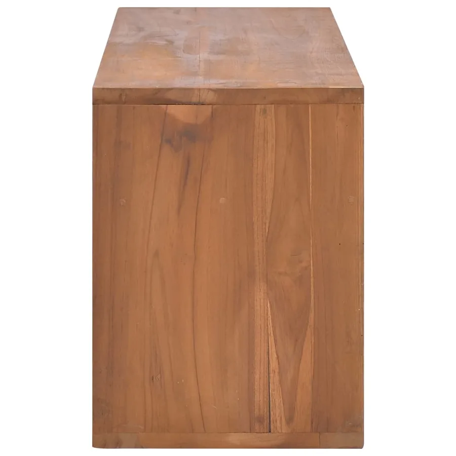 Meuble TV 90x30x40 cm Bois de teck massif - 3