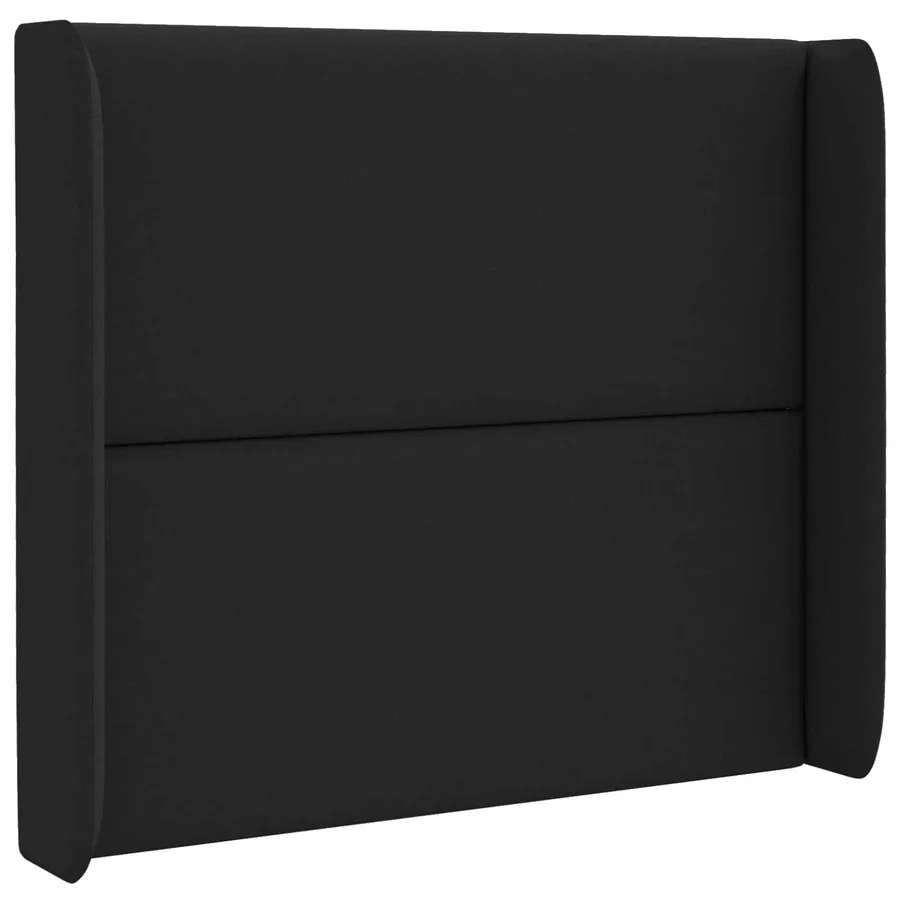 Oreille de tête de lit Noir 80 x 16 x 4 cm tissu - 3