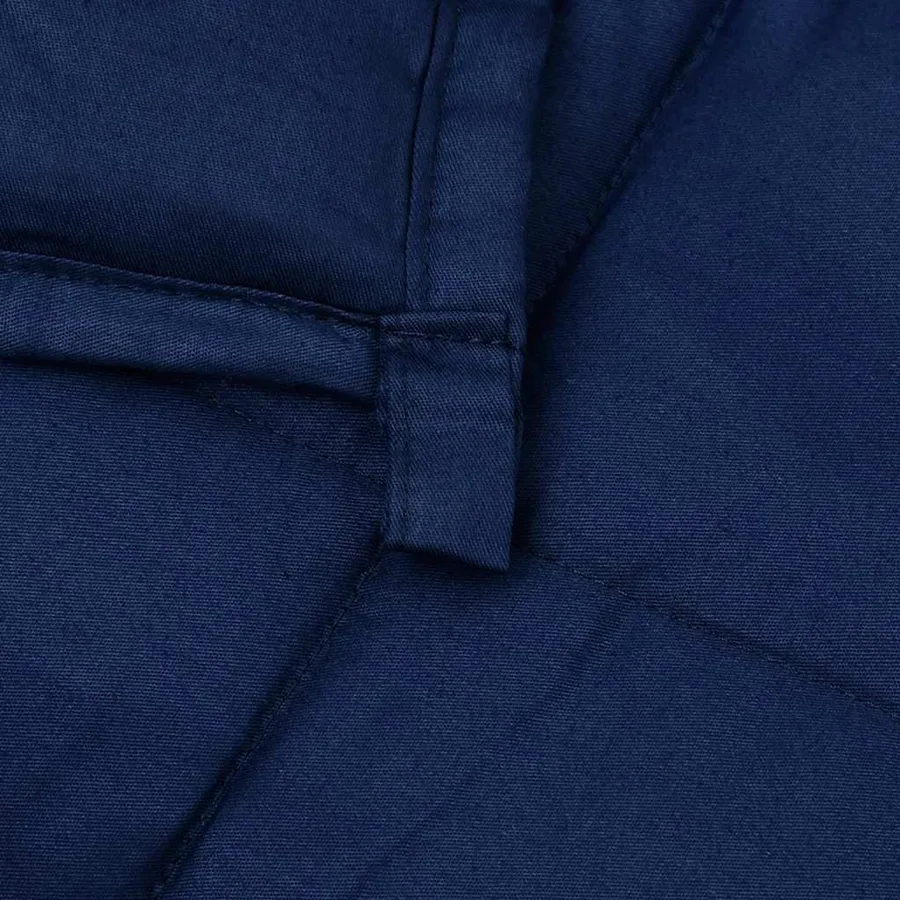 Couverture lestée Bleu 200x220 cm 9 kg Tissu - 5