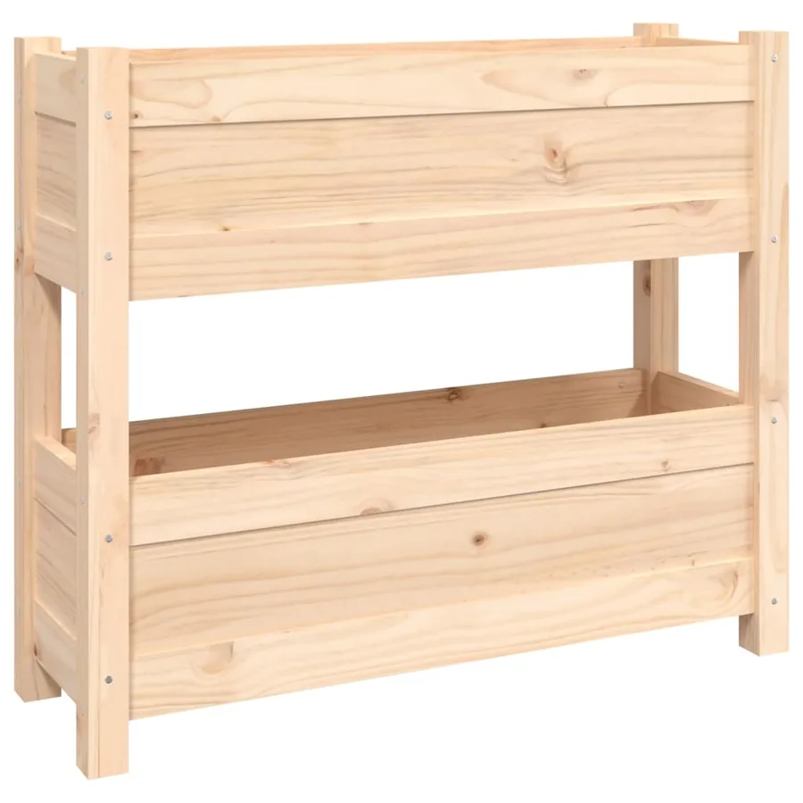 Jardinière 77x25x66 cm Bois massif de pin - 2