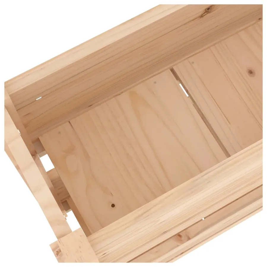 Jardinière 77x25x66 cm Bois massif de pin - 7
