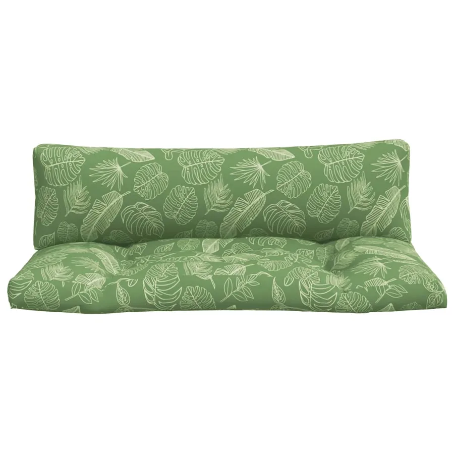 Coussins de palette lot de 2 motif de feuilles tissu Oxford - 4