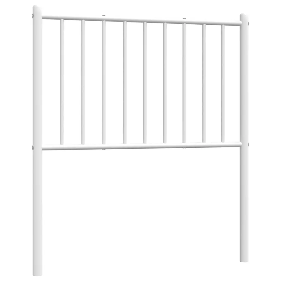 Tête de lit de remplacement métal blanc 80 cm - 2