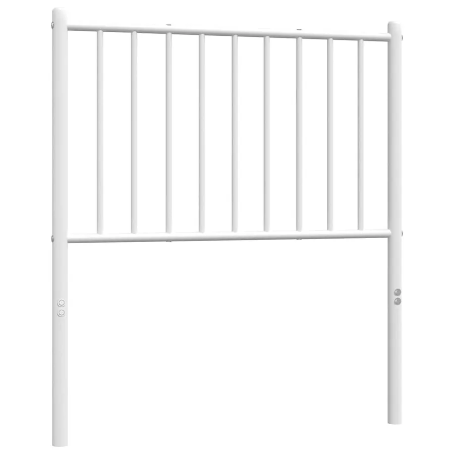Tête de lit de remplacement métal blanc 80 cm - 4