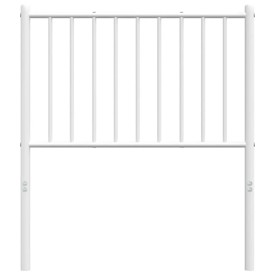 Tête de lit de remplacement métal blanc 80 cm - 5