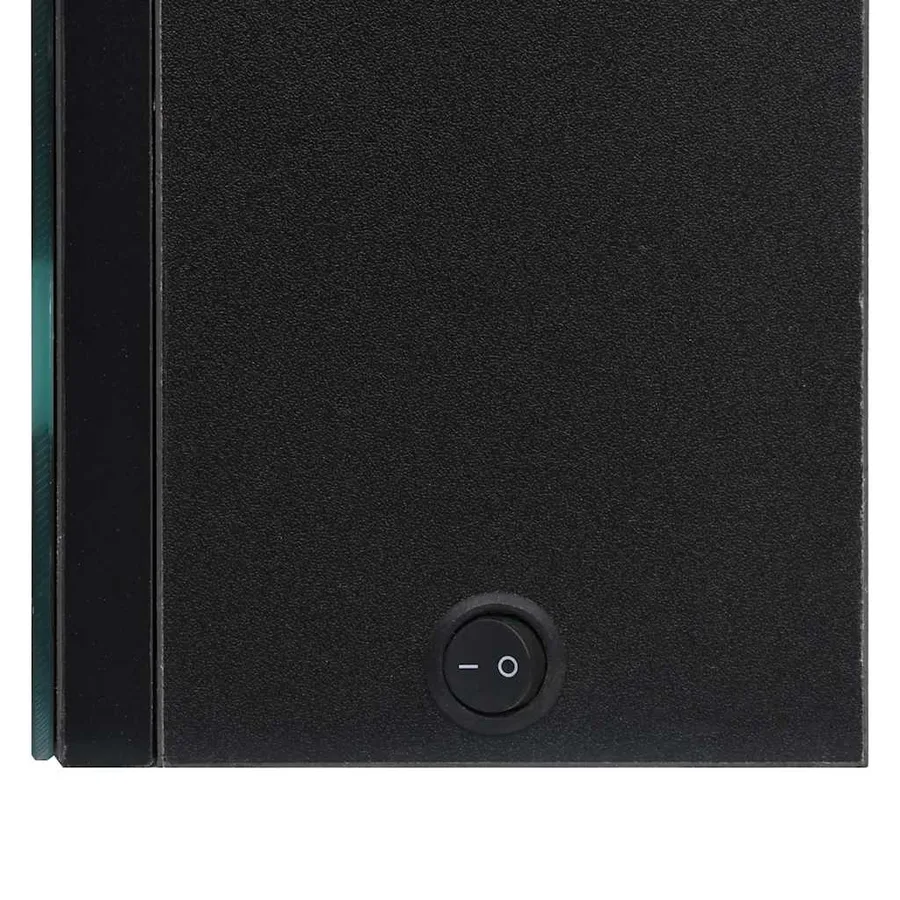 Armoire de salle de bain à miroir LED noir 50x14x60 cm - 6