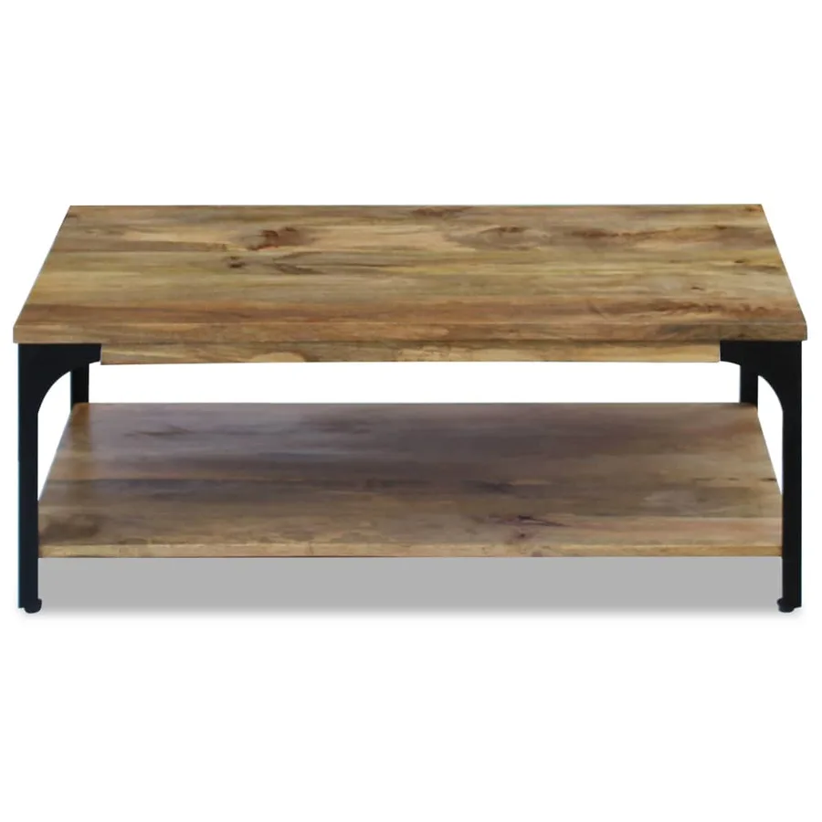 Table basse Bois de manguier 100x60x38 cm - 6