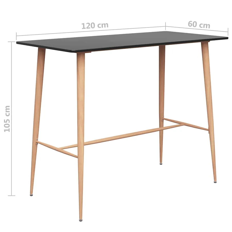 Ensemble de bar 5 pcs Noir - 12