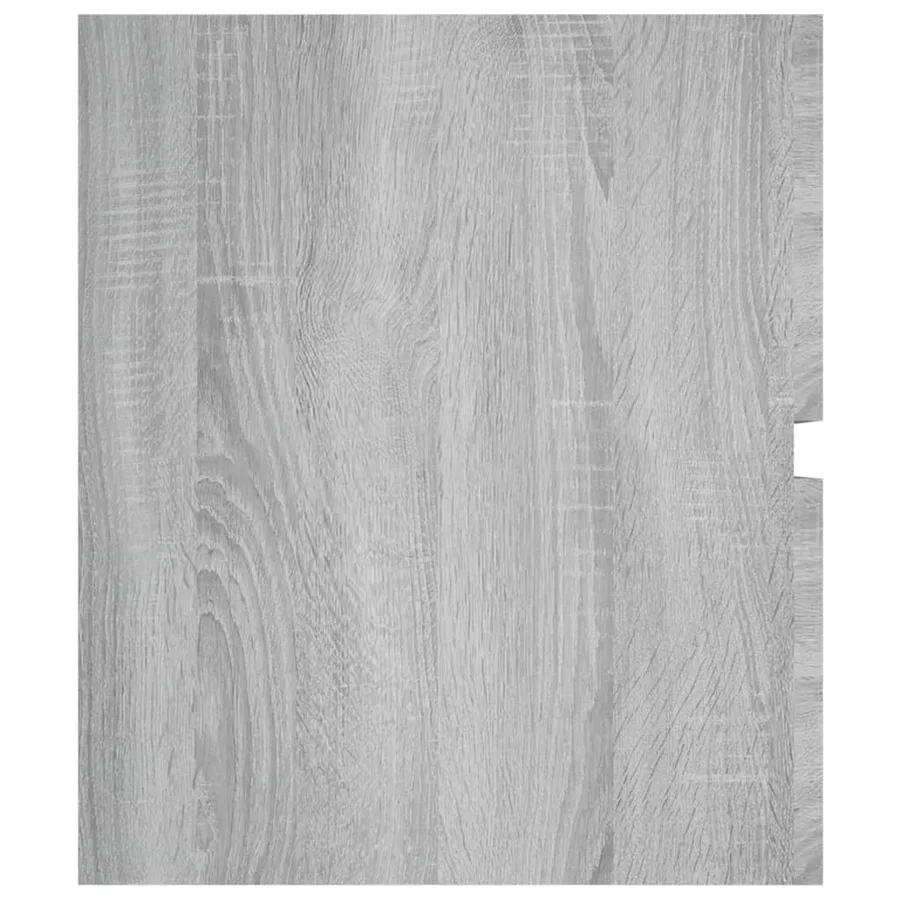 Armoire d'évier Sonoma gris 100x38,5x45 cm Bois d'ingénierie - 5