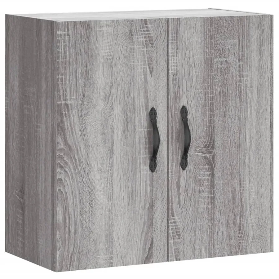Armoire murale sonoma gris 60x31x60 cm bois d'ingénierie - 2