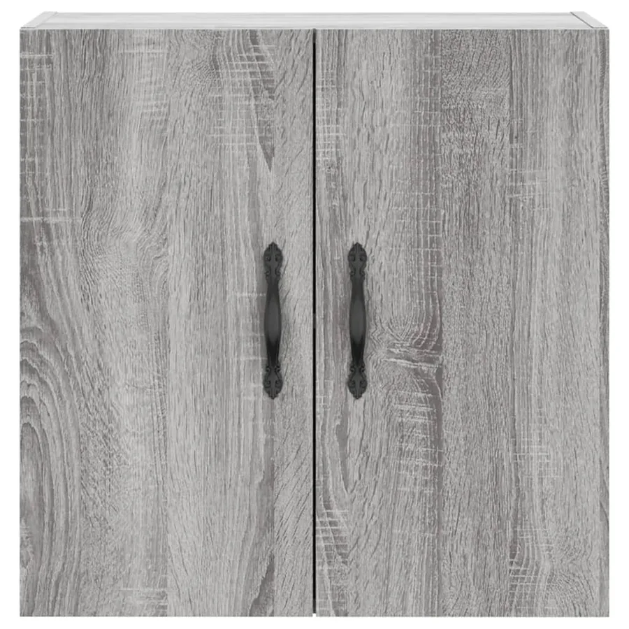 Armoire murale sonoma gris 60x31x60 cm bois d'ingénierie - 5