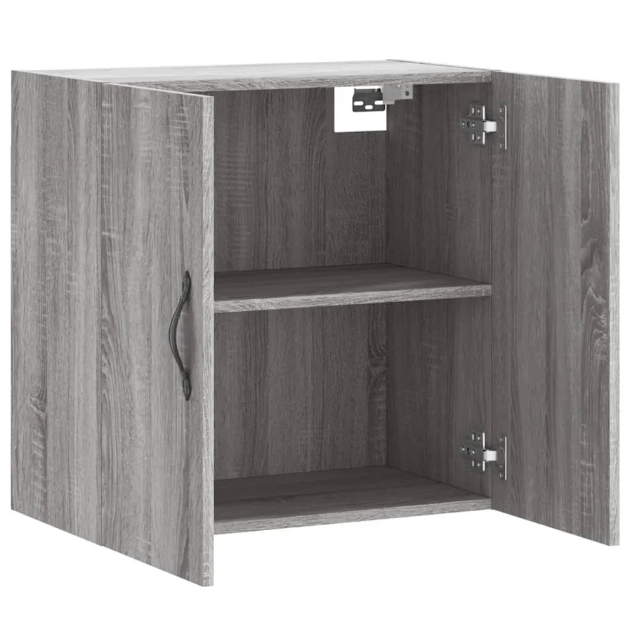 Armoire murale sonoma gris 60x31x60 cm bois d'ingénierie - 6