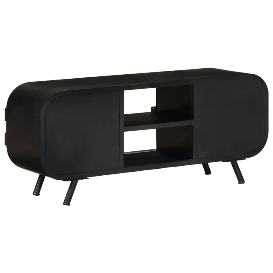 Meuble TV 110x30x45 cm Bois de récupération massif - 3