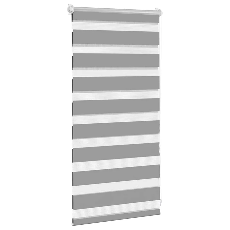 Store vénitien Zebra 40,9 x 100 cm, largeur du tissu 36,7 cm, gris - 3