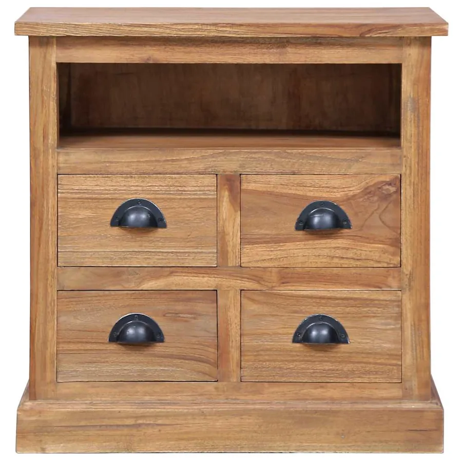 Armoire latérale 60x30x60 cm Teck solide - 3