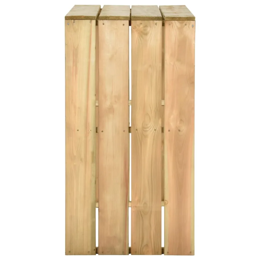 Meubles de bar de jardin 5 pcs Bois de pin imprégné - 5