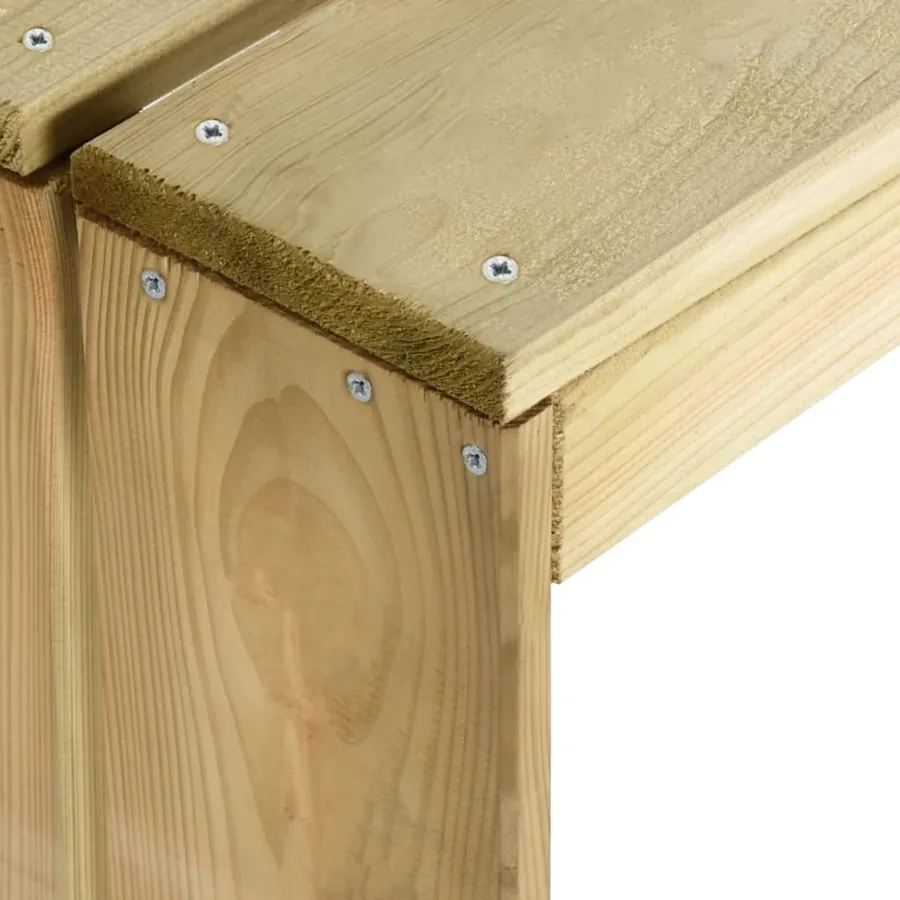 Meubles de bar de jardin 5 pcs Bois de pin imprégné - 6