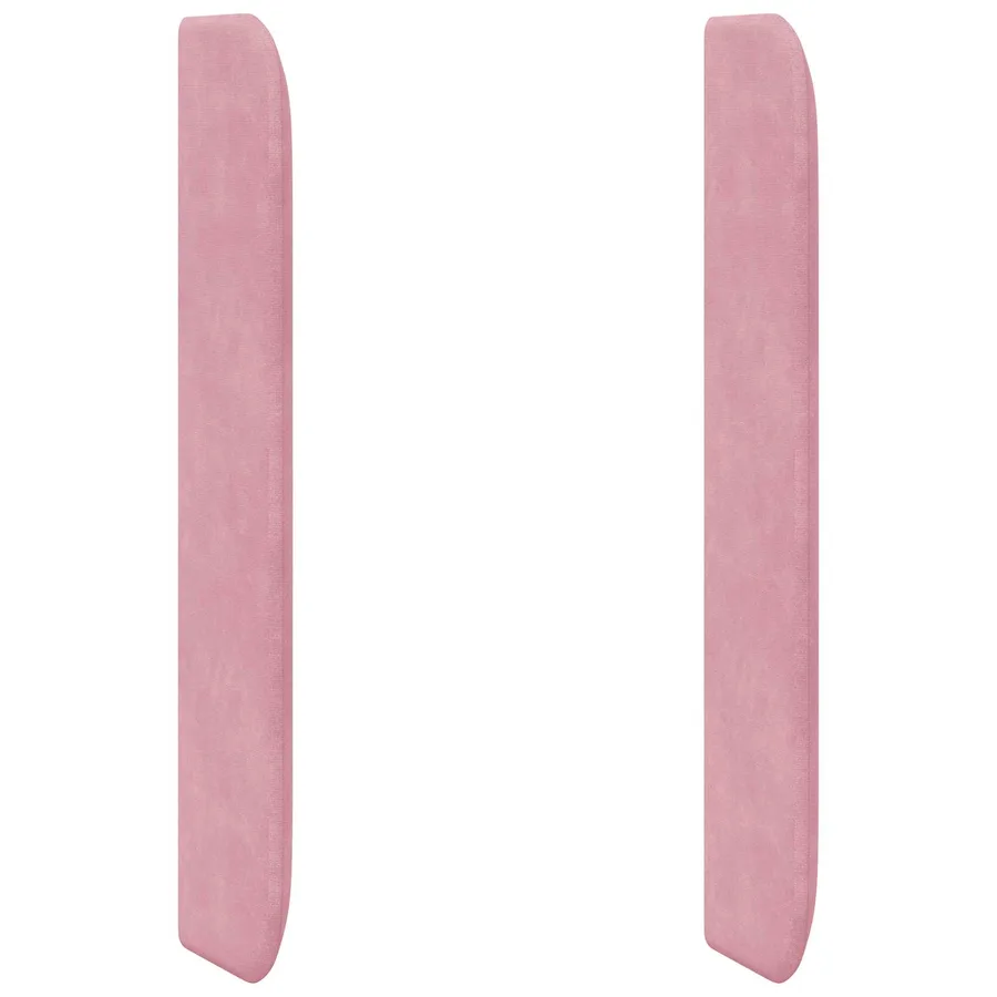 Oreille de tête de lit Rose 80 x 16 x 4 cm Velours - 2