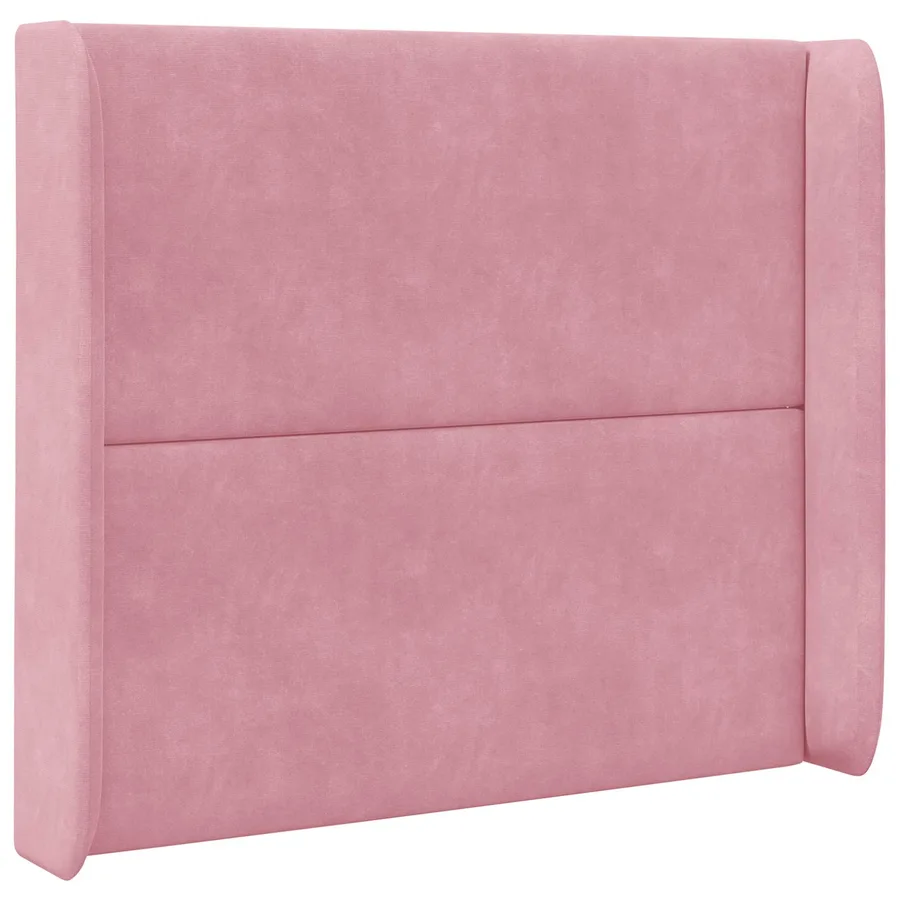 Oreille de tête de lit Rose 80 x 16 x 4 cm Velours - 3