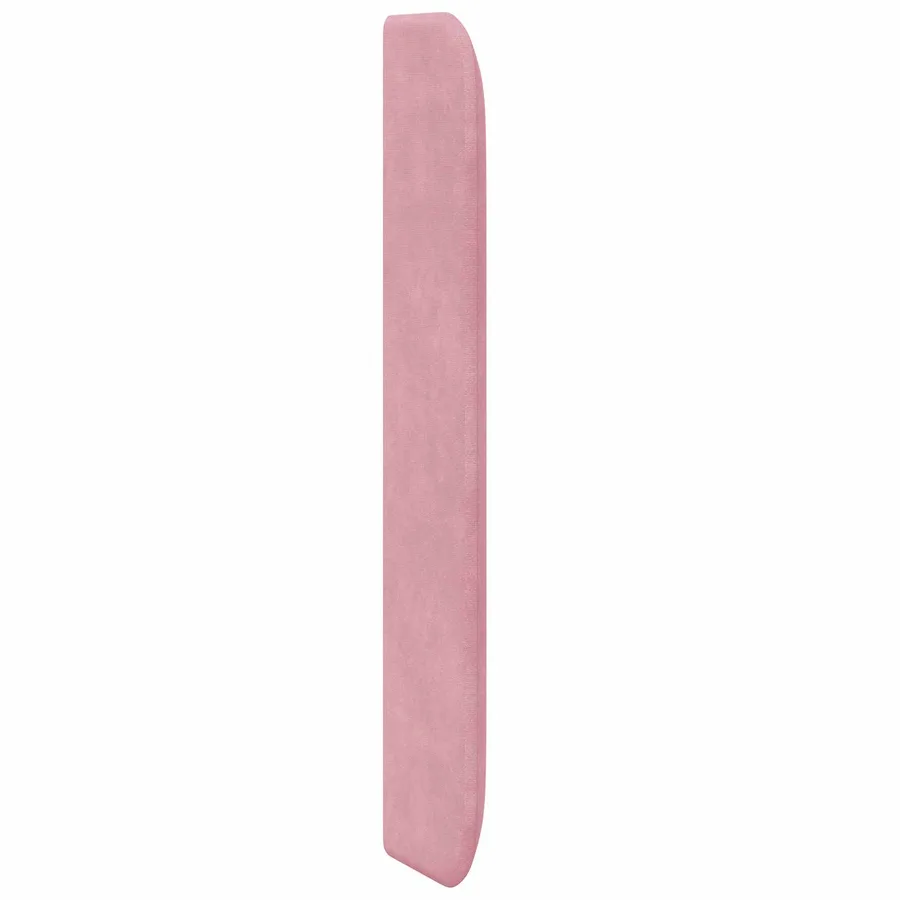 Oreille de tête de lit Rose 80 x 16 x 4 cm Velours - 5