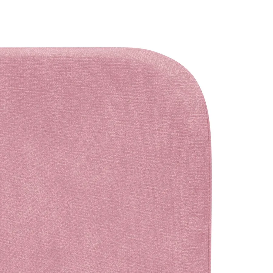 Oreille de tête de lit Rose 80 x 16 x 4 cm Velours - 9