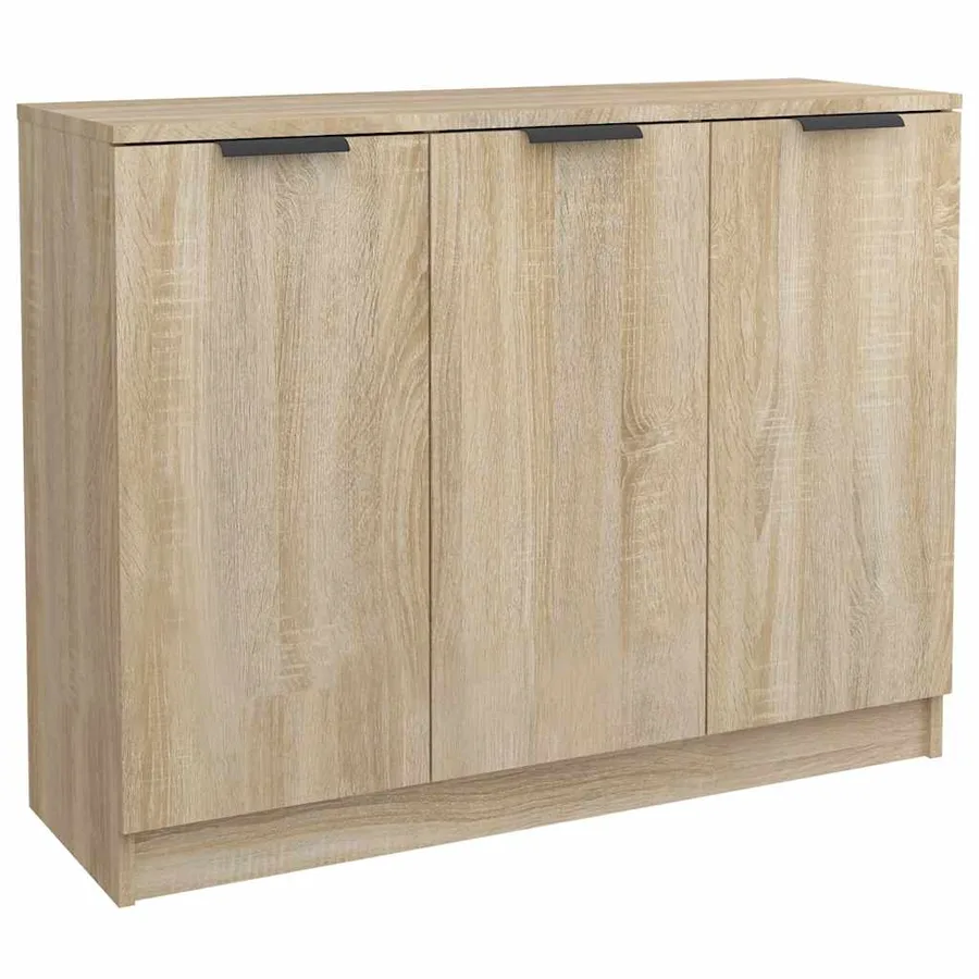 Buffet Chêne sonoma 90,5x30x70 cm Bois d'ingénierie - 2