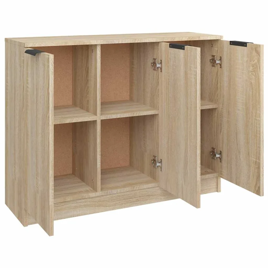 Buffet Chêne sonoma 90,5x30x70 cm Bois d'ingénierie - 7