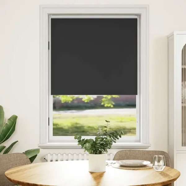 Store enrouleur occultant 104,4 x 175 cm, largeur du tissu 100 cm, noir